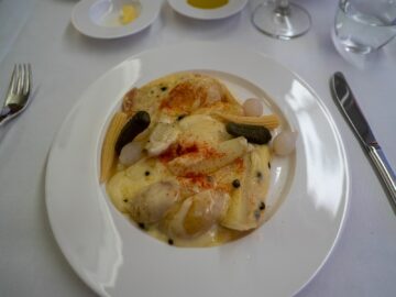 Swiss First Class Boeing 777 First Class Raclette