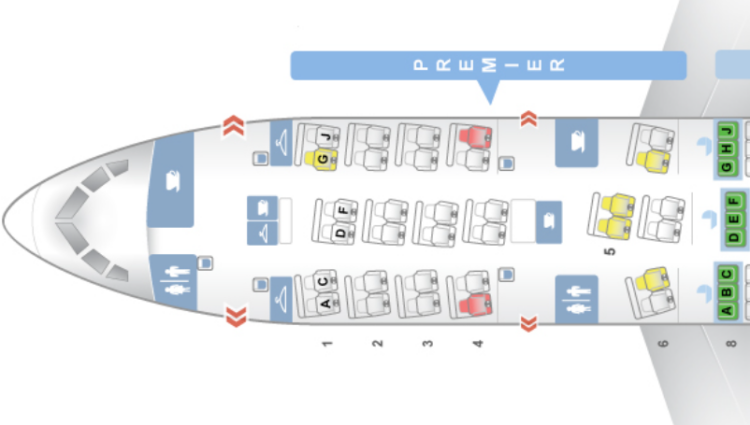 Aeromexico Boeing 787 8 Sitzplan Business