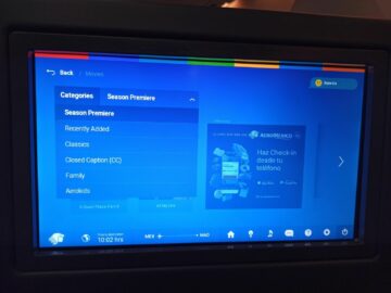 Aeromexico Business Class Boeing 787 8 Mexico Entertainment Filmkategorien