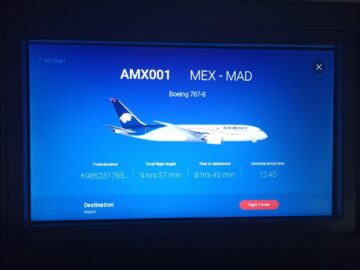 Aeromexico Business Class Boeing 787 8 Mexico Entertainment Fluginformationen