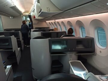 Aeromexico Business Class Boeing 787 8 Mexico Kabine Rechts