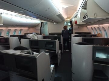 Aeromexico Business Class Boeing 787 8 Mexico Kabine Rechts Und Links