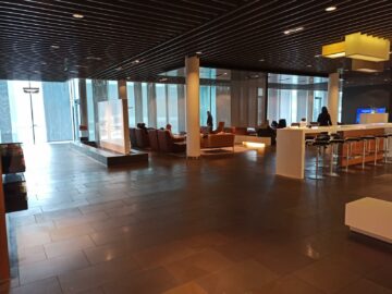 Lufthansa First Class Terminal Frankfurt Blick Vom Eingang