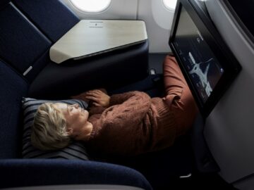 Neue Finnair Business Class Bett Copyright