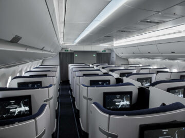 Neue Finnair Business Class Kabine Copyright