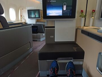 Review Lufthansa First Class Boeing 747 8 Mexico City Sitzabstand
