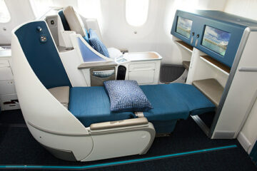 Air Tahiti Nui Business Class Sitz B878 Copyright