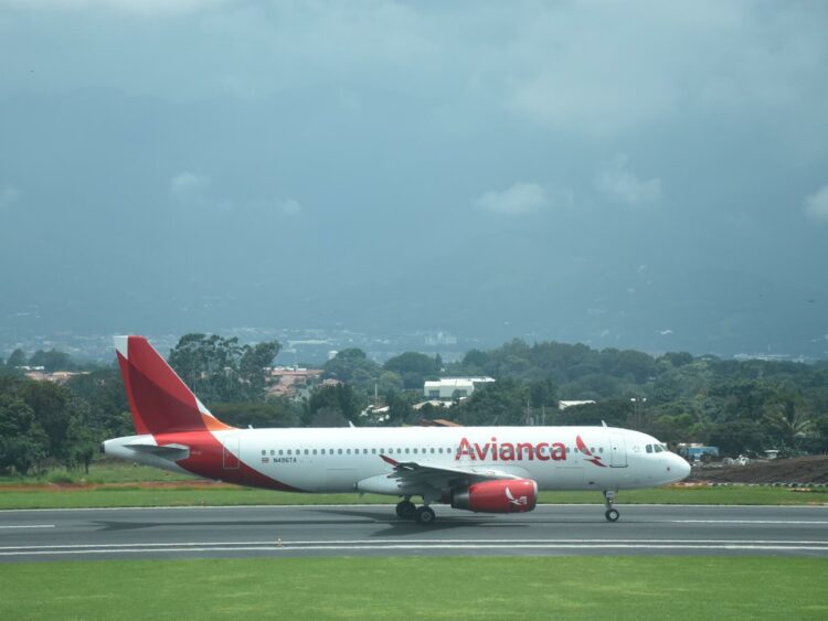 Avianca Flugzeug A320 200 San Jose