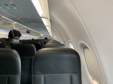 Frontier Airbus A320neo Kabine