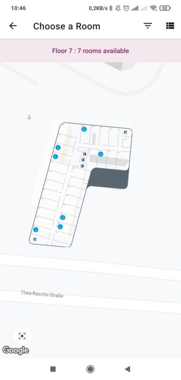 Hampton By Hilton Frankfurt Airport Room Pick Floor Plan