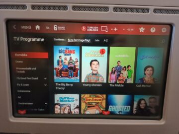 Review Turkish Airlines Business Class Airbus A330 300 Entertainment Komoedie