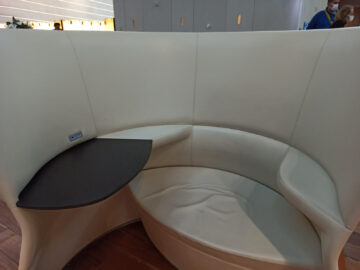 Turkish Airlines Business Lounge Istanbul Arbeitsplatz