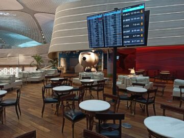 Turkish Airlines Business Lounge Istanbul Hinterer Teil Fluginformation
