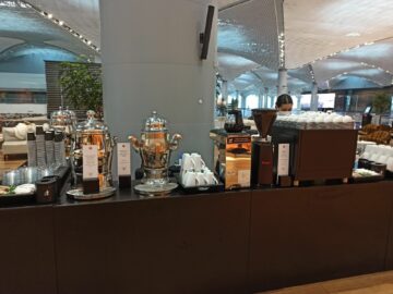 Turkish Airlines Business Lounge Istanbul Kaffeebar