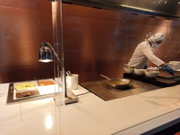 Turkish Airlines Business Lounge Istanbul Live Cooking