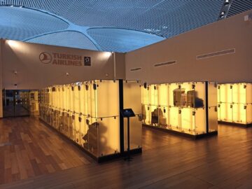 Turkish Airlines Business Lounge Istanbul Schliessfaecher