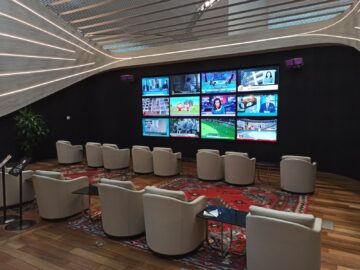 Turkish Airlines Business Lounge Istanbul Tv Ecke