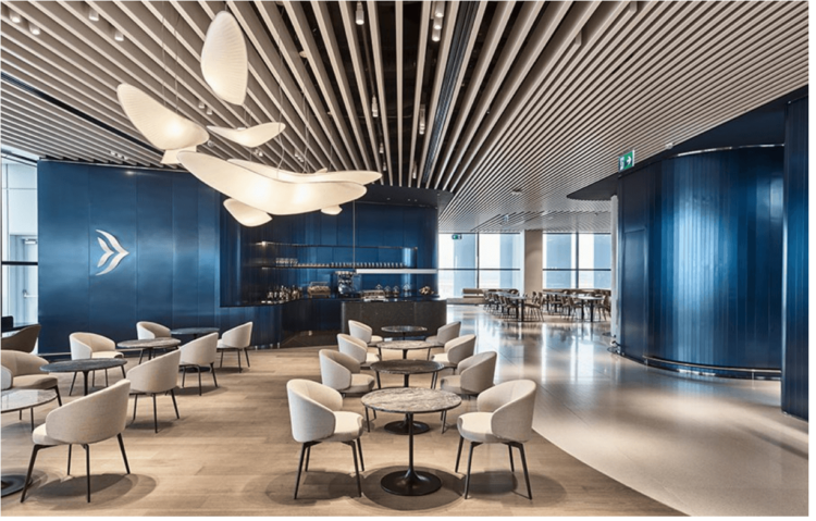 Aegean Business Lounge Athen Extra Schengen Essbereich Copyright