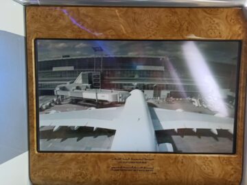 Emirates Business Class A380 Entertainment Aussenkamera
