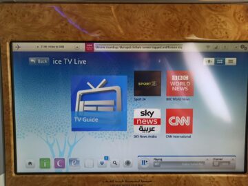 Emirates Business Class A380 Entertainment Live Tv