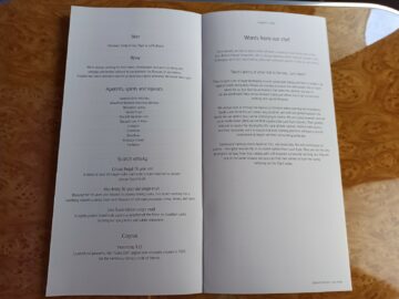 Emirates Business Class A380 Getraenke