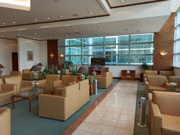 Emirates Lounge Frankfurt Blick Zum Eingang