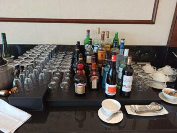 Emirates Lounge Frankfurt Getraenke Spirituosen