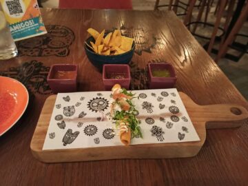 Hyatt Regency Dubai Creek Heights Restaurants La Tablita Regency Club Canape Chips