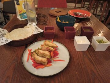 Hyatt Regency Dubai Creek Heights Restaurants La Tablita Regency Club Canape Fajitas
