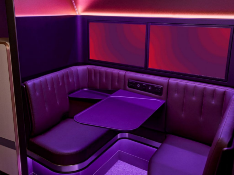 Virgin Atlantic A350 The Booth