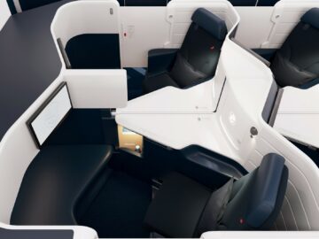 Air France Neue Business Class Sitze Mittelreihe Copyright