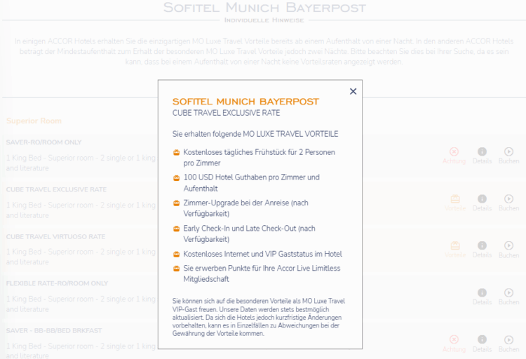 Moluxe Hotelsuche Vorteile Sofitel Munich Bayerpost