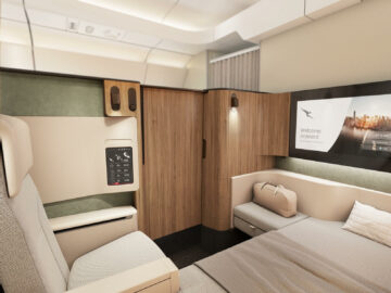 Qantas First Class A350 Suite Copyright
