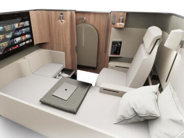 Qantas First Class A350 Suite Komplett Copyright