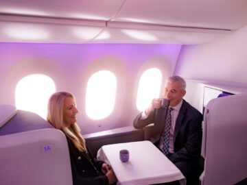 Air New Zealand Business Premier Luxe Dinner Copyright