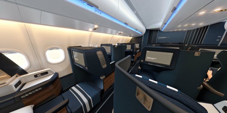 Condor Business Class A330 Kabine Rueckansicht Copyright