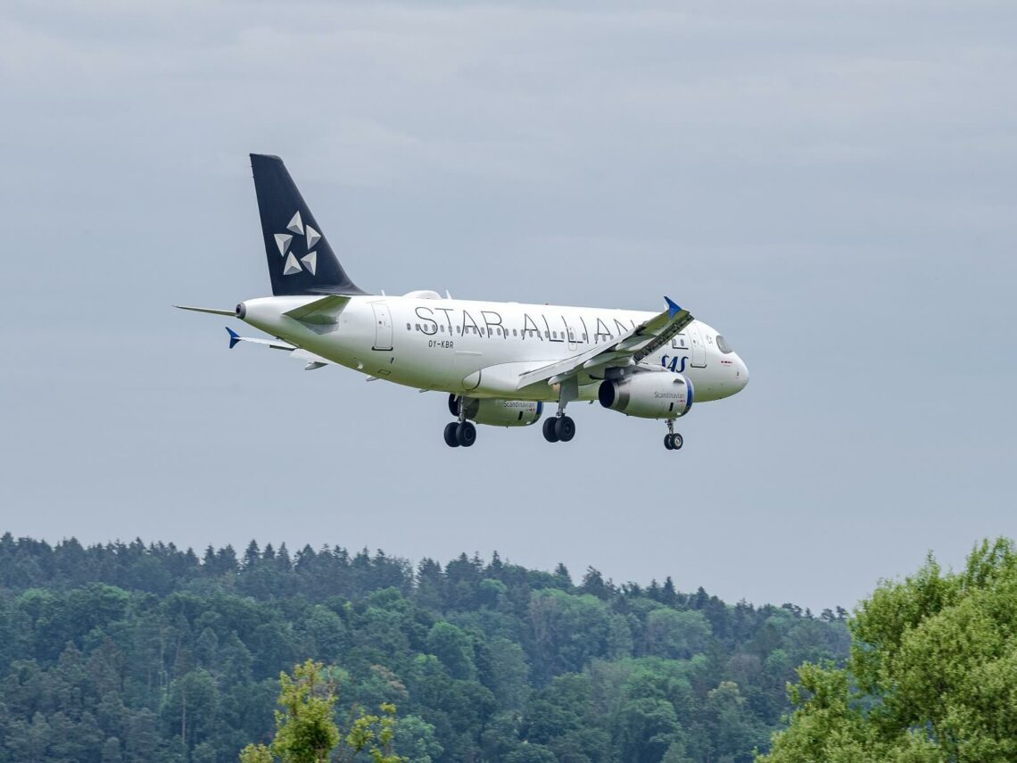 Flugzeug Star Alliance Sas Airbus A319 Zurich Ii