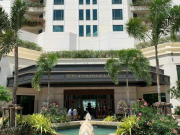 Peninsula Bangkok Einfahrt 3