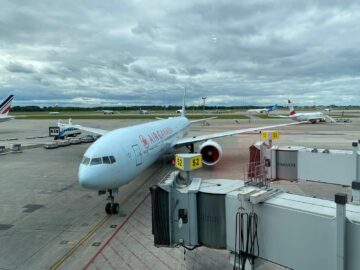 Air Canada Maple Leaf Lounge Montreal Blick Auf Das Rollfeld