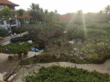 Grand Hyatt Bali Zimmer Ausblick Pool