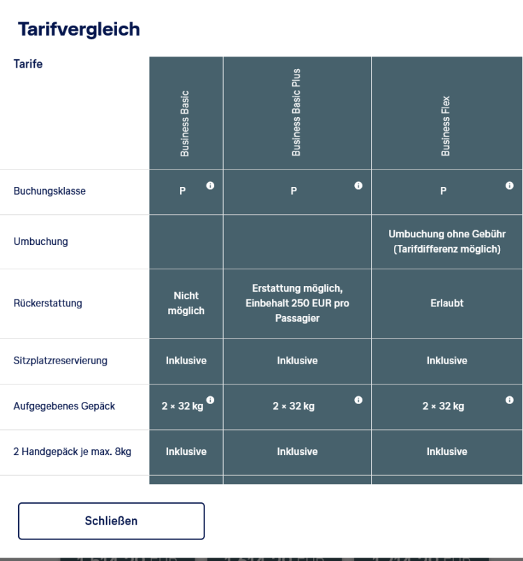 Lufthansa Webseite Buchungsklasse Anzeigen Lassen Neu 2