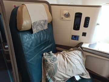 Srilankan Airlines Business Class Airbus A330 300 Bedienelemente Steckdosen