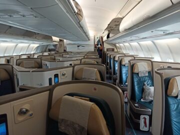 Srilankan Airlines Business Class Airbus A330 300 Kabine Von Vorne