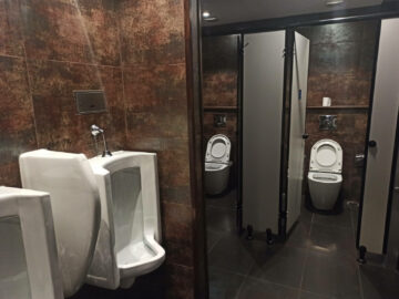 Srilankan Airlines Business Class Serendib Lounge Colombo Toilette