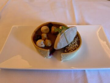 Swiss First Class Airbus A330 Schokotorte