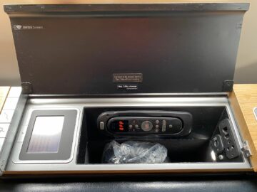 Swiss First Class Airbus A330 Touchpad