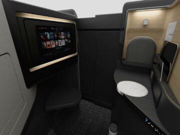 American Airlines Neue Business Class Flagship Suite A321 Sitz Copyright