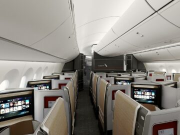 American Airlines Neue Business Class Flagship Suite B787 Kabine Copyright