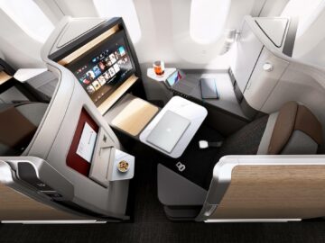 American Airlines Neue Business Class Flagship Suite B787 Sitz Copyright