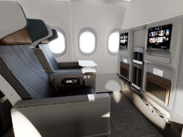 American Airlines Neue Premium Economy Class A321 Sitze Copyright